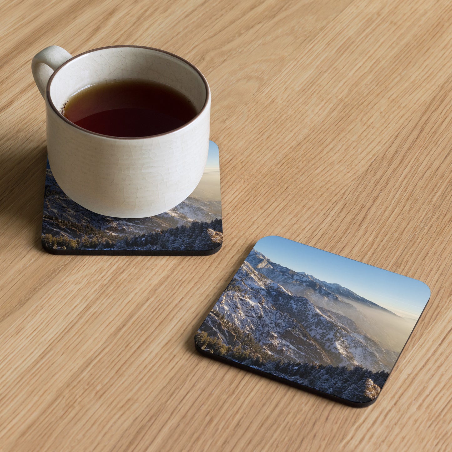 Cork-Back Coaster