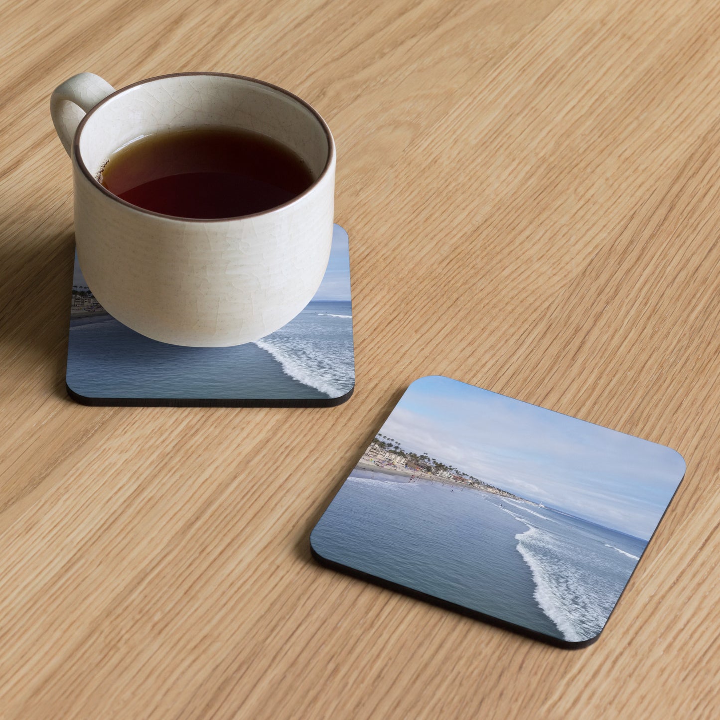 Cork-Back Coaster