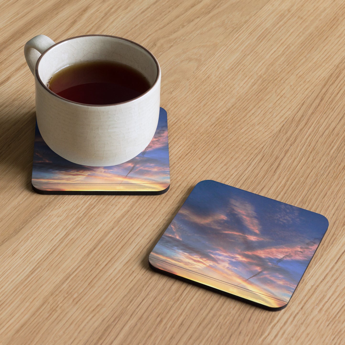 Cork-Back Coaster