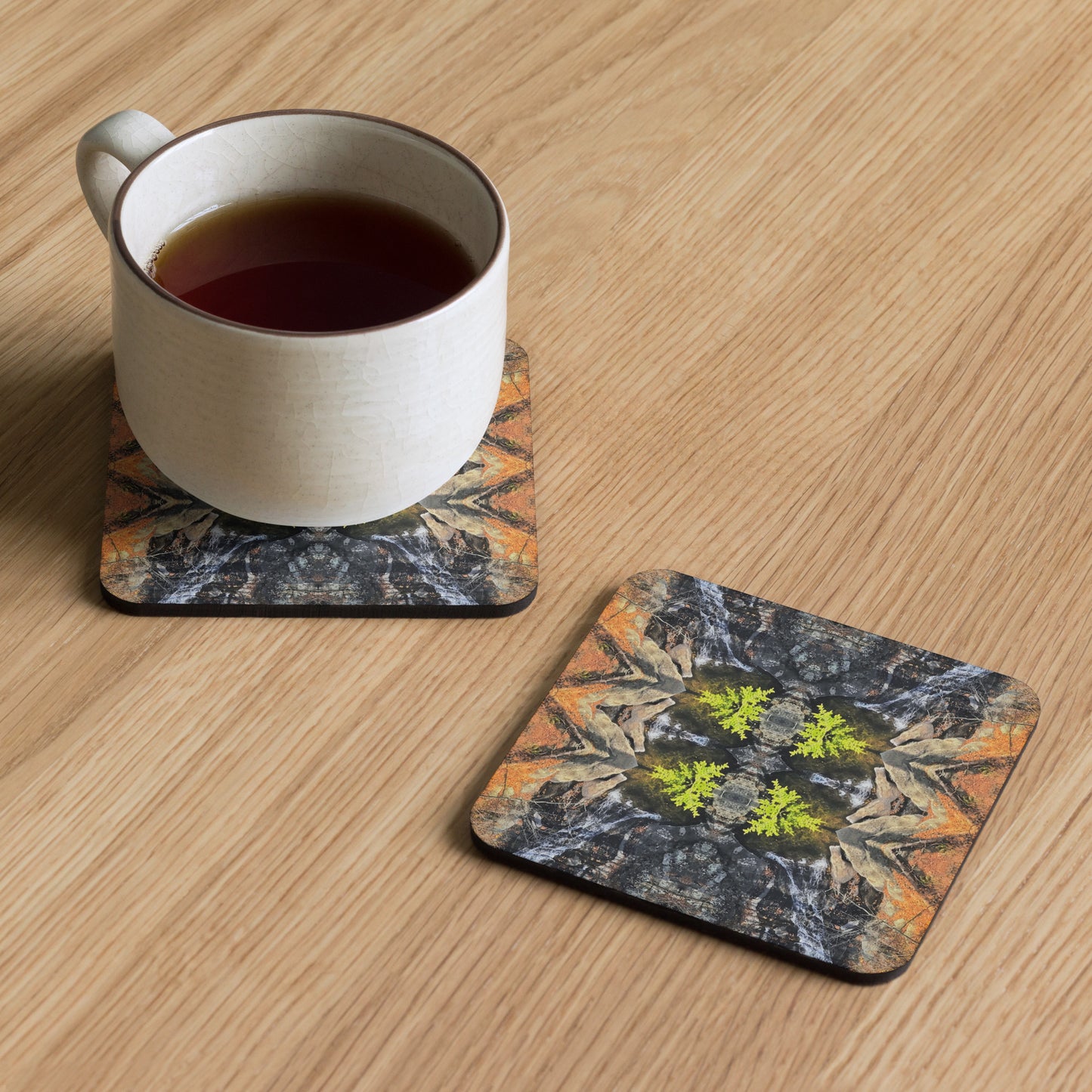 Cork-Back Coaster
